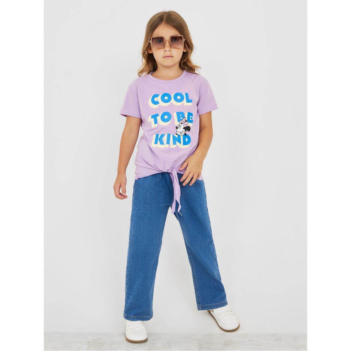 جينز بقصة مستقيمة وخصر مطاطي-girls-clothing-bottoms-jeansandjeggings-image-2