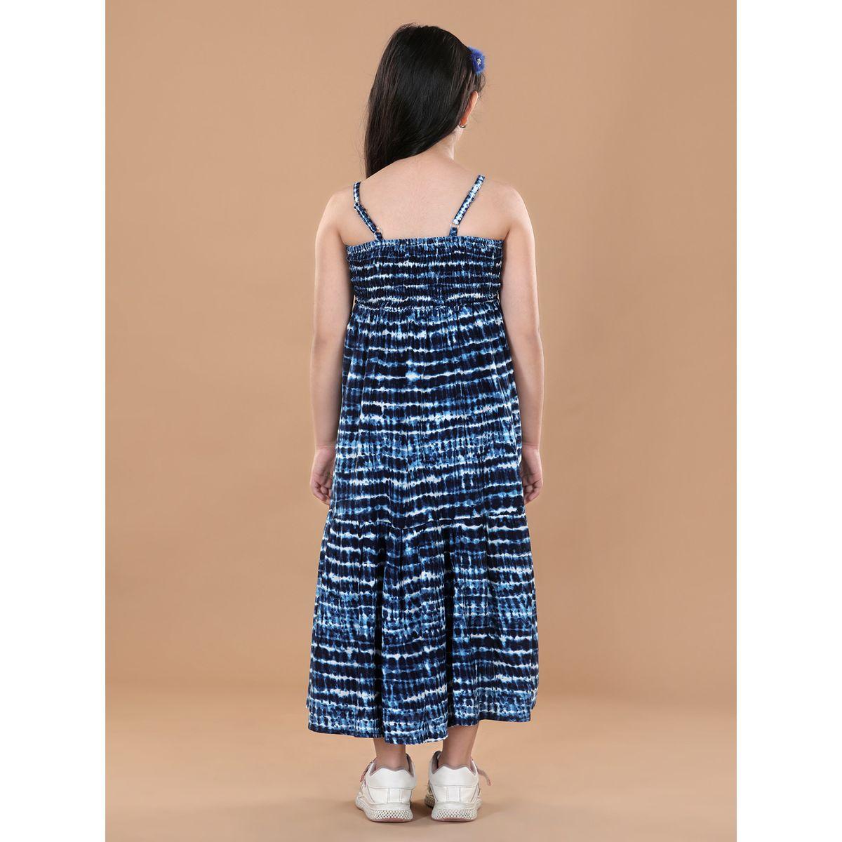 Styli Tie and Dye Print Tiered Maxi Dress-girls-clothing-dressesandjumpsuits-image-4