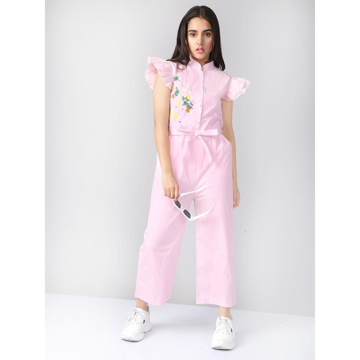 جمبسوت بياقة عالية وكشكش-girls-clothing-rompers-image-1