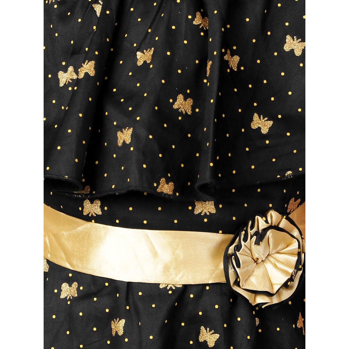 فستان سكاتر مطبع بفراشات-girls-clothing-dressesandjumpsuits-image-4