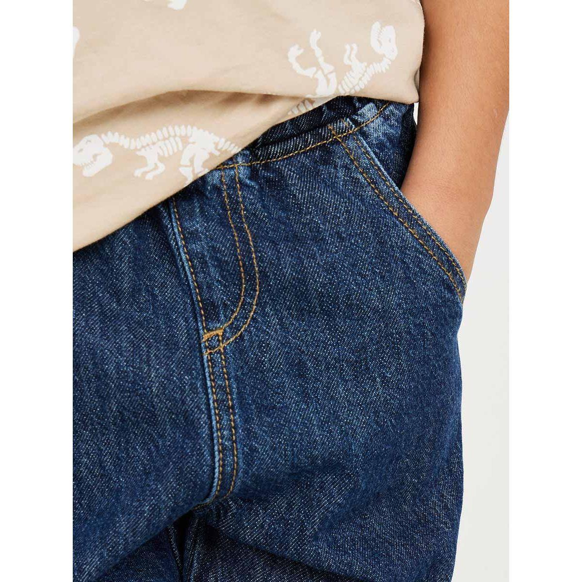 Styli Elastic Waistband Tapered Jeans-boys-clothing-bottoms-jeans-image-3