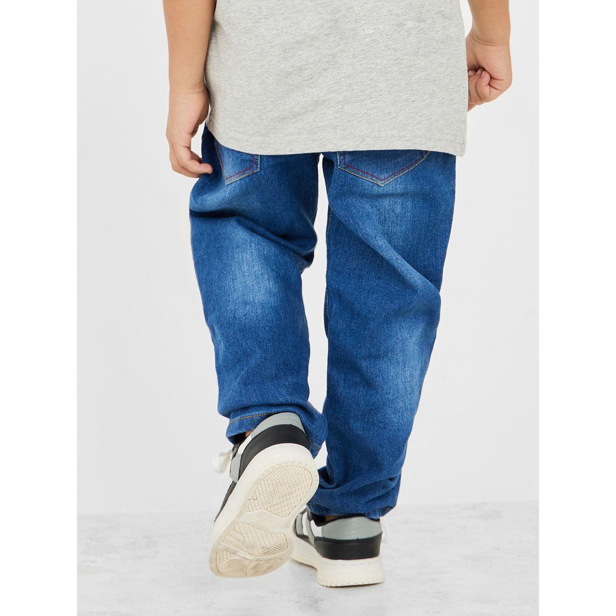 Styli Whisker Detail Tapered Jeans-boys-clothing-bottoms-jeans-image-4