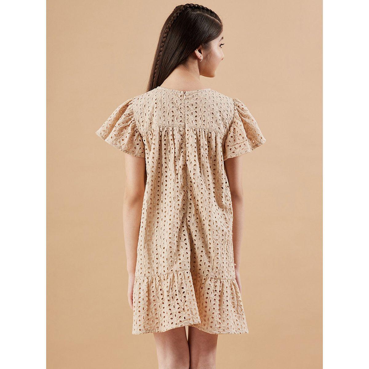 Styli Schiffli Round Neck Dress-girls-clothing-dressesandjumpsuits-image-6
