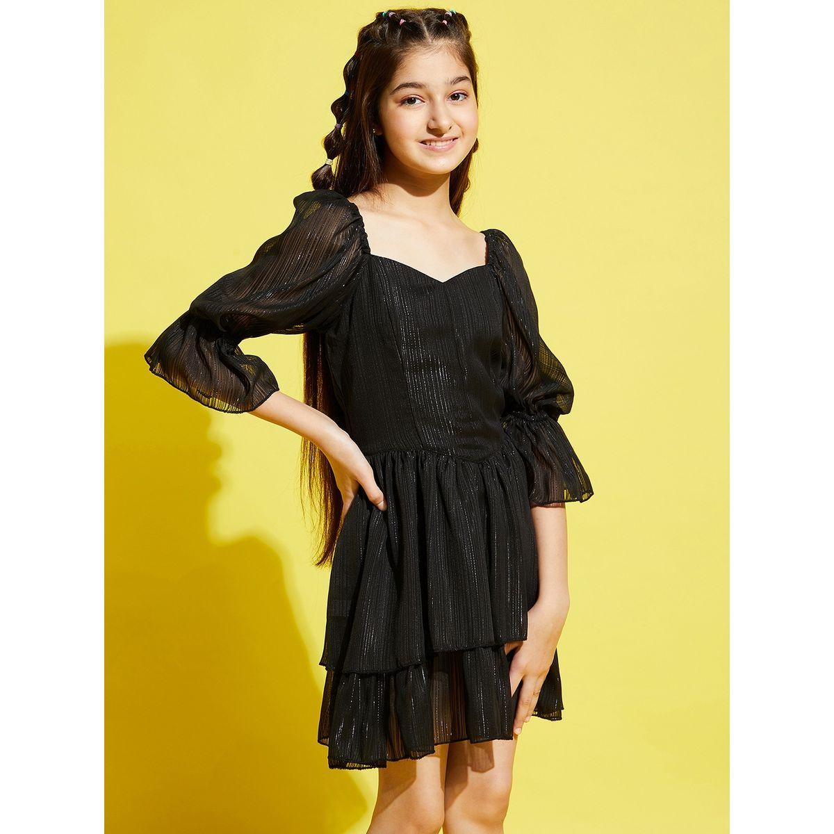 فستان قصير بياقة على شكل قلب-girls-clothing-dressesandjumpsuits-image-4