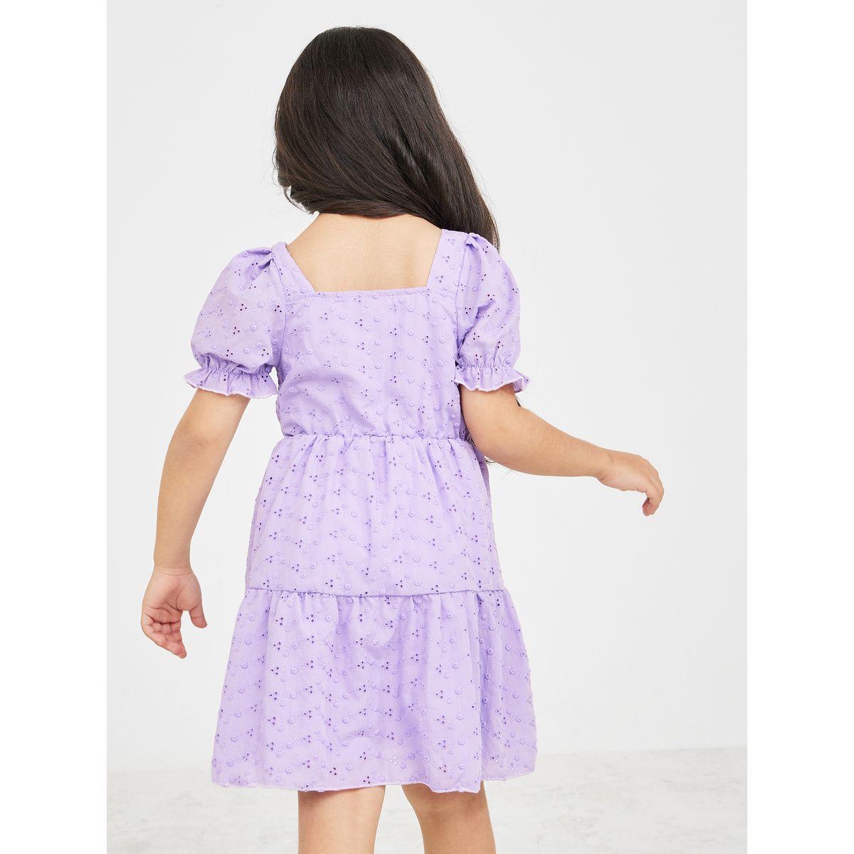 Styli Broderie Puff Sleeves Tiered Dress-girls-clothing-dressesandjumpsuits-image-5