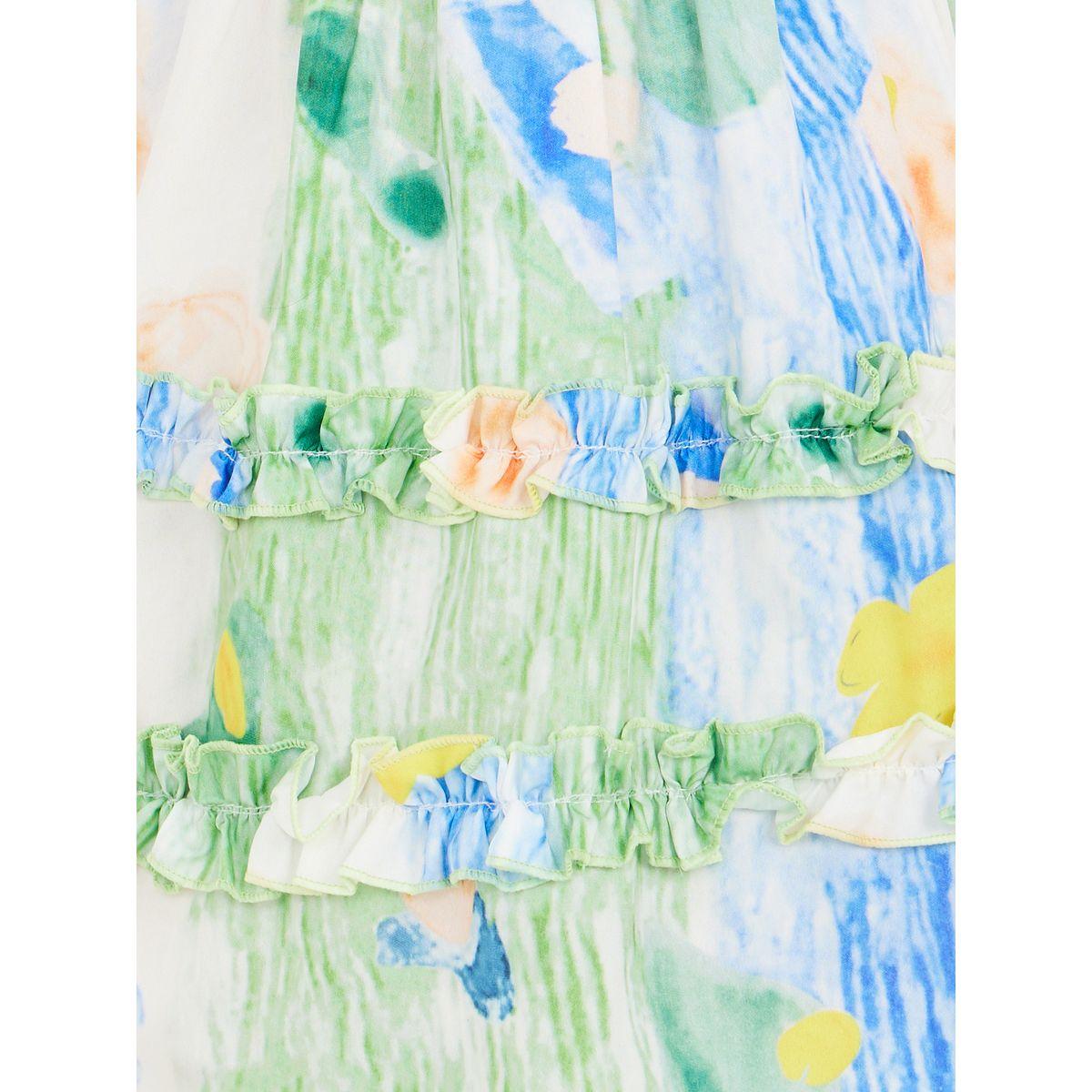 Styli Tie and Dye Print Ruffle Detail Tiered Dress-girls-clothing-dressesandjumpsuits-image-4