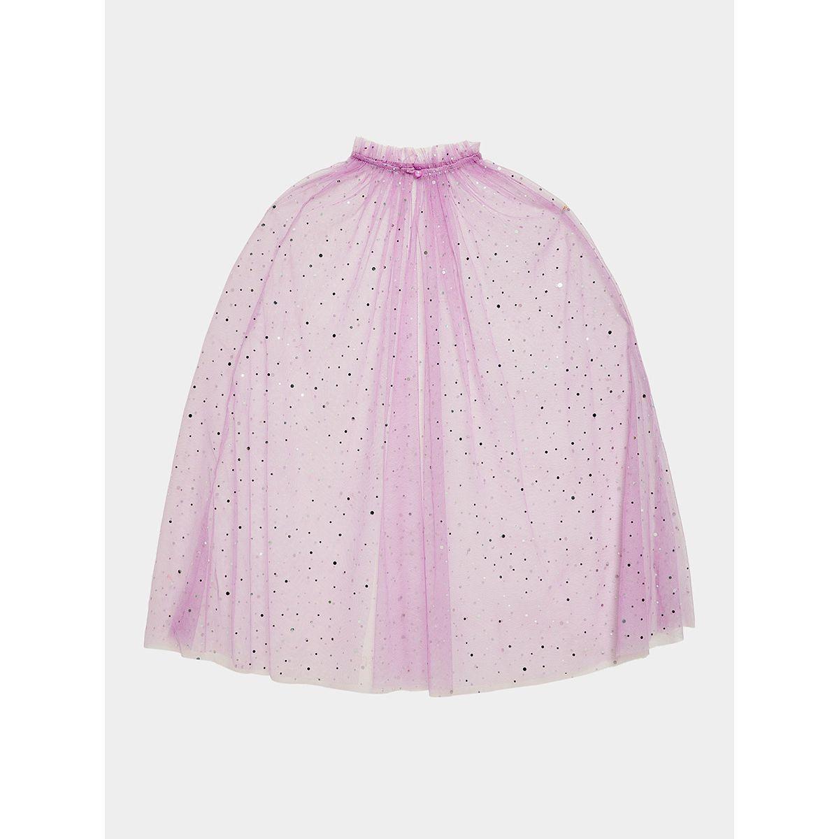 Styli Limited Cold Shoulder Embellished Dress with Cape Set-girls-clothing-dressesandjumpsuits-image-8