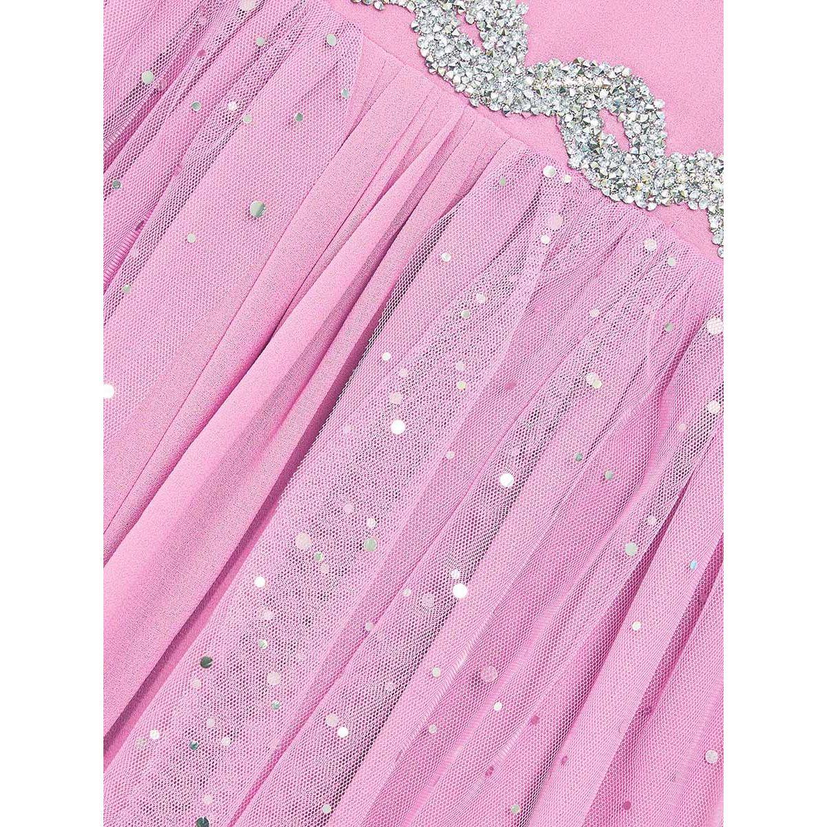 Styli Limited Cold Shoulder Embellished Dress with Cape Set-girls-clothing-dressesandjumpsuits-image-9
