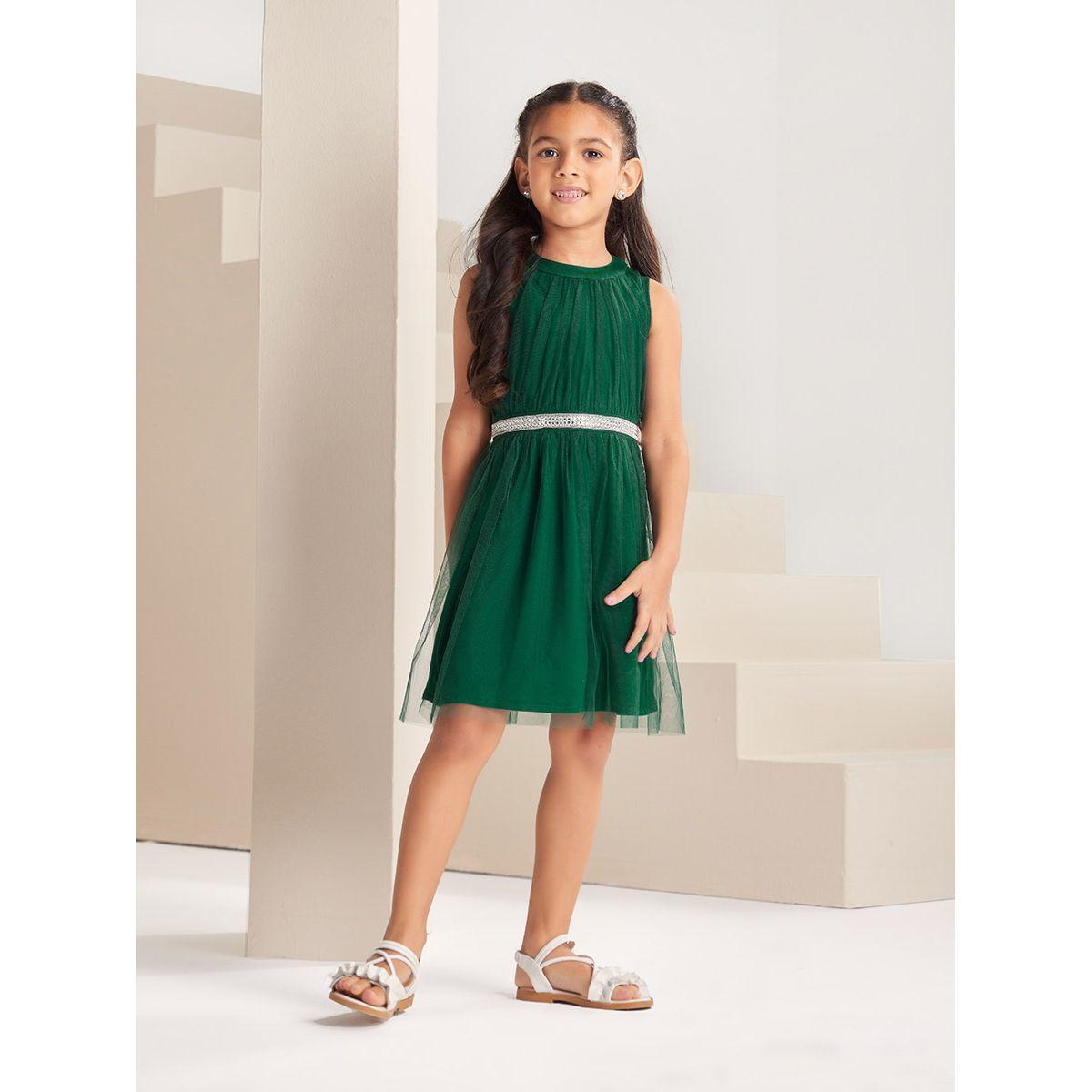 Styli Limited Mesh Insert Embellished Waist Dress-girls-clothing-dressesandjumpsuits-image-1