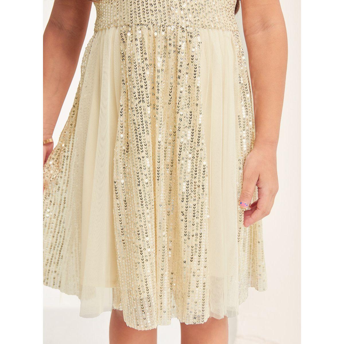 Styli Limited Cap Sleeve Sequined Dress-girls-clothing-dressesandjumpsuits-image-3