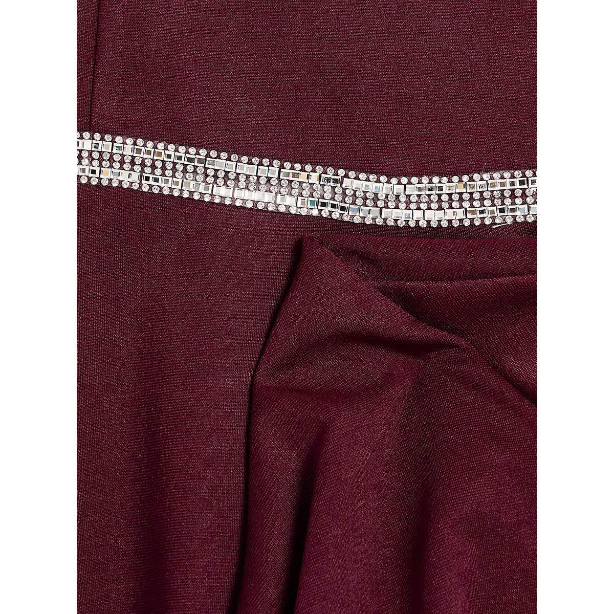 Styli Limited Organza Ruffle Trim Rhinestone Decor Dress-girls-clothing-dressesandjumpsuits-image-7