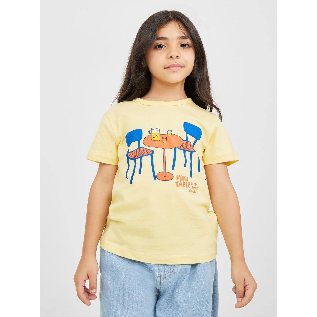 Styli Front Graphic Round Neck T-Shirt-girls-clothing-tshirts-image-1