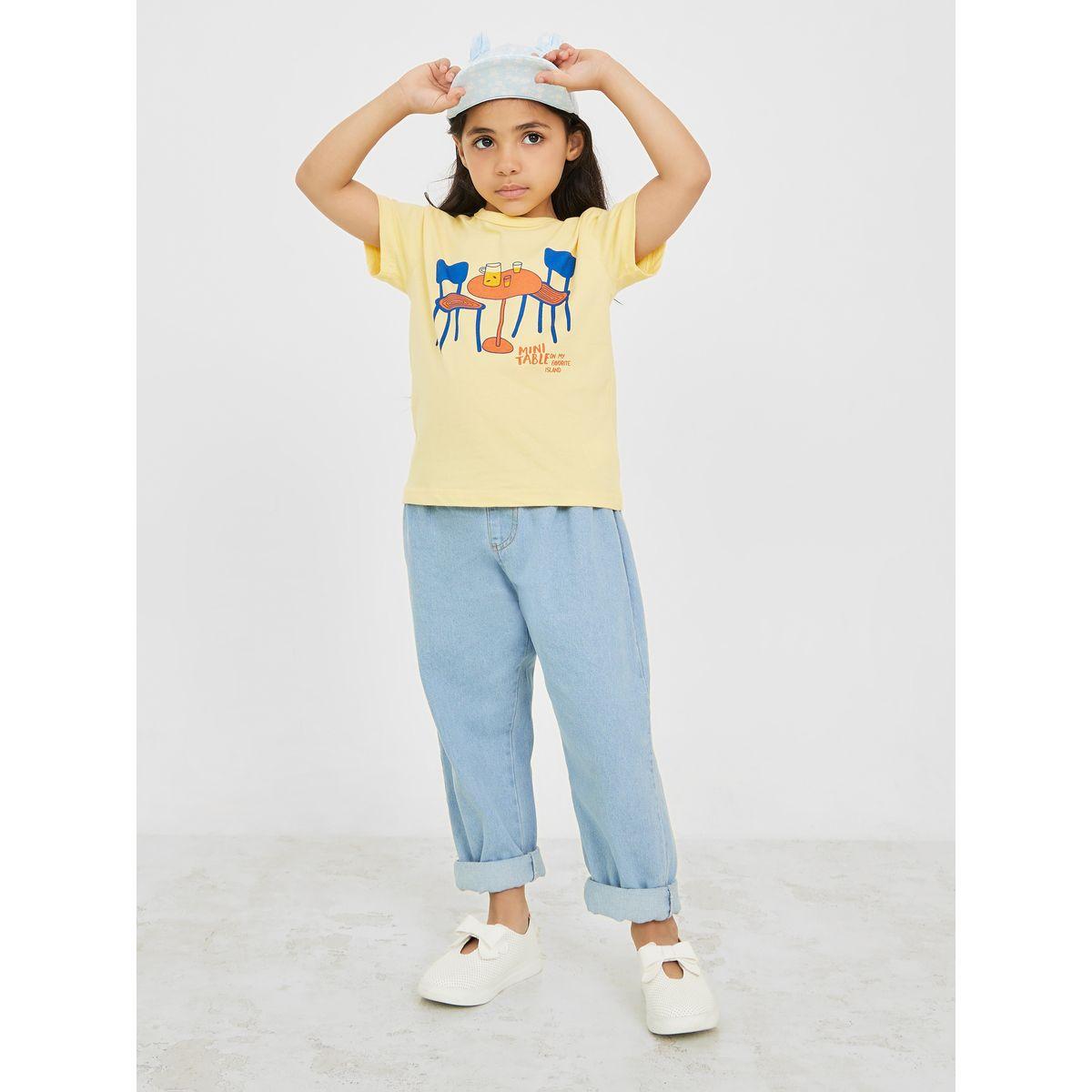 Styli Front Graphic Round Neck T-Shirt-girls-clothing-tshirts-image-2