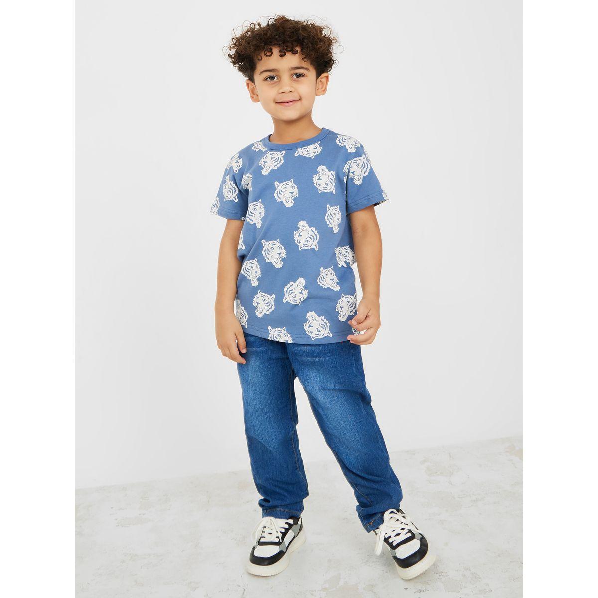 Styli Tiger Graphic T-Shirt-boys-clothing-tshirtsandpolos-image-2