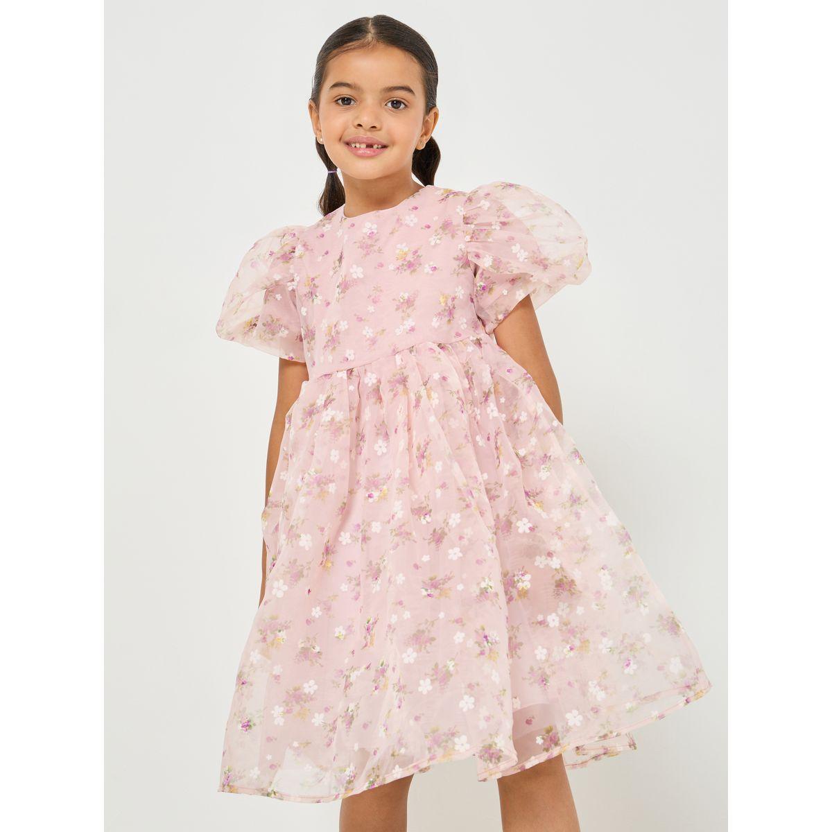 فستان اورجانزا مطبع بزهور-girls-clothing-dressesandjumpsuits-image-2
