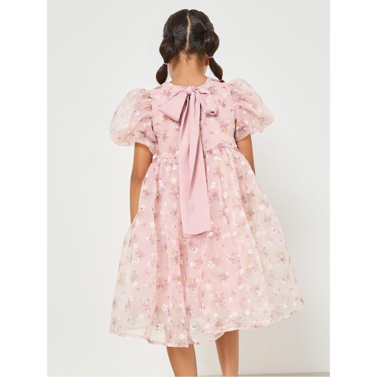 فستان اورجانزا مطبع بزهور-girls-clothing-dressesandjumpsuits-image-4