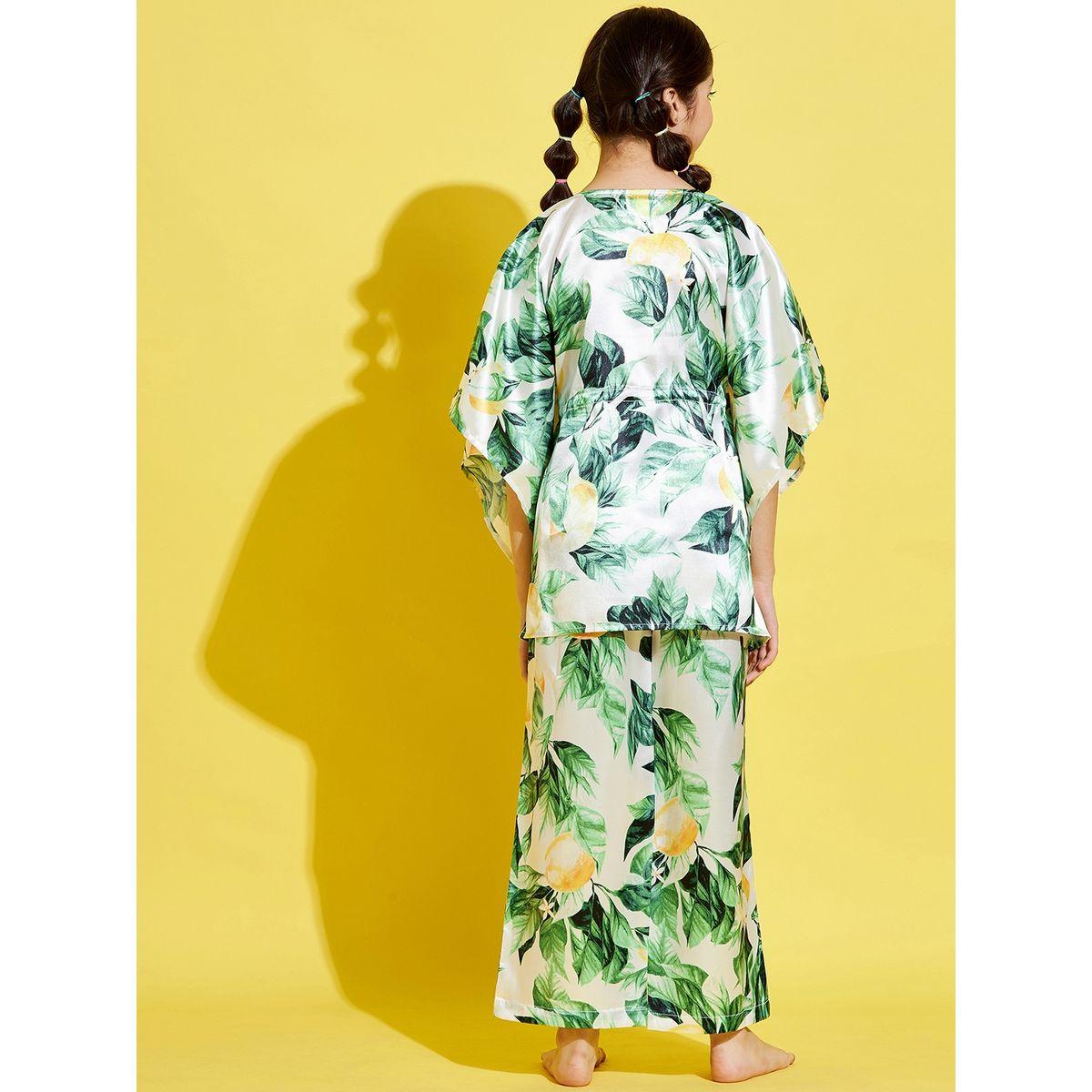 طقم بيجاما من ( بنطال + بلوزة طويلة )-girls-clothing-nightwear-image-5
