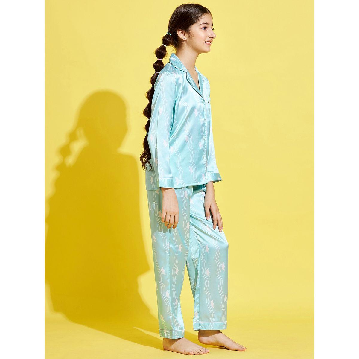 طقم بيجاما من ( بلوزة + بنطال )-girls-clothing-nightwear-image-6
