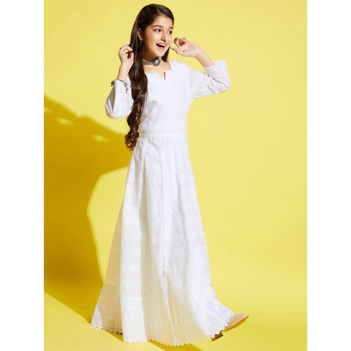 فستان طويل بتفاصيل مطرزة-girls-clothing-dressesandjumpsuits-image-2