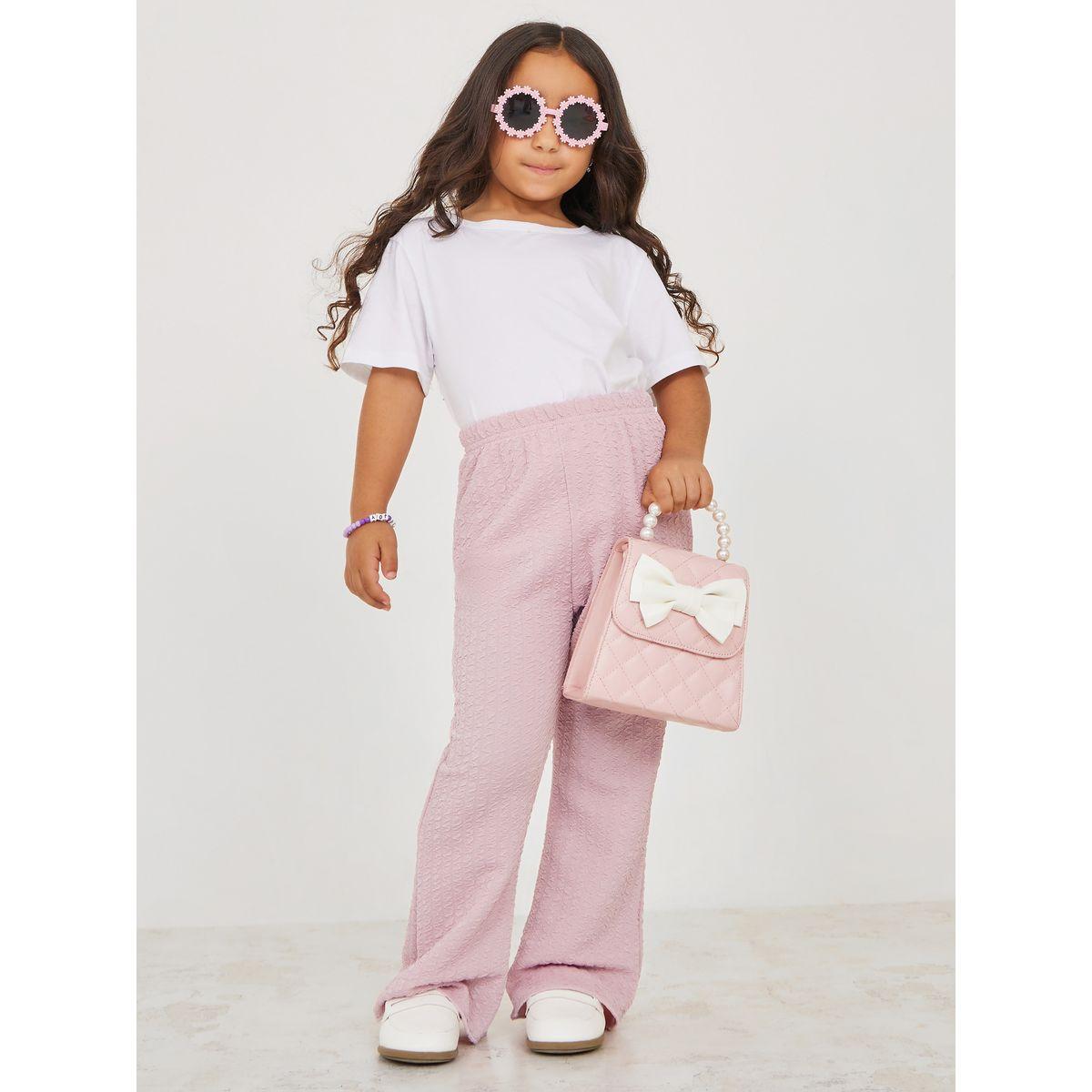Styli Textured Flare Leg Pants-girls-clothing-bottoms-trousers-image-2