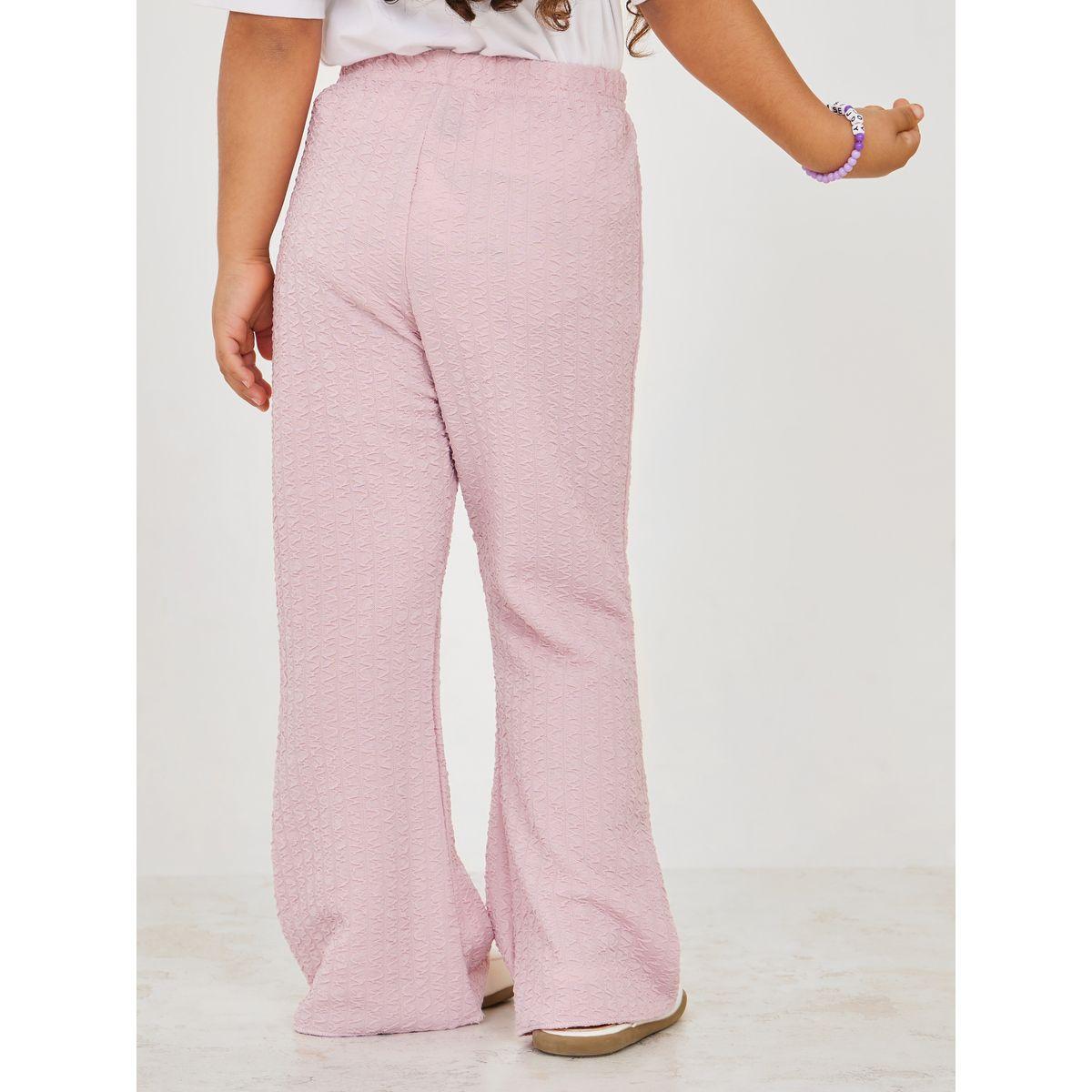 بنطال واسع بتفاصيل بارزة الملمس-girls-clothing-bottoms-trousers-image-1