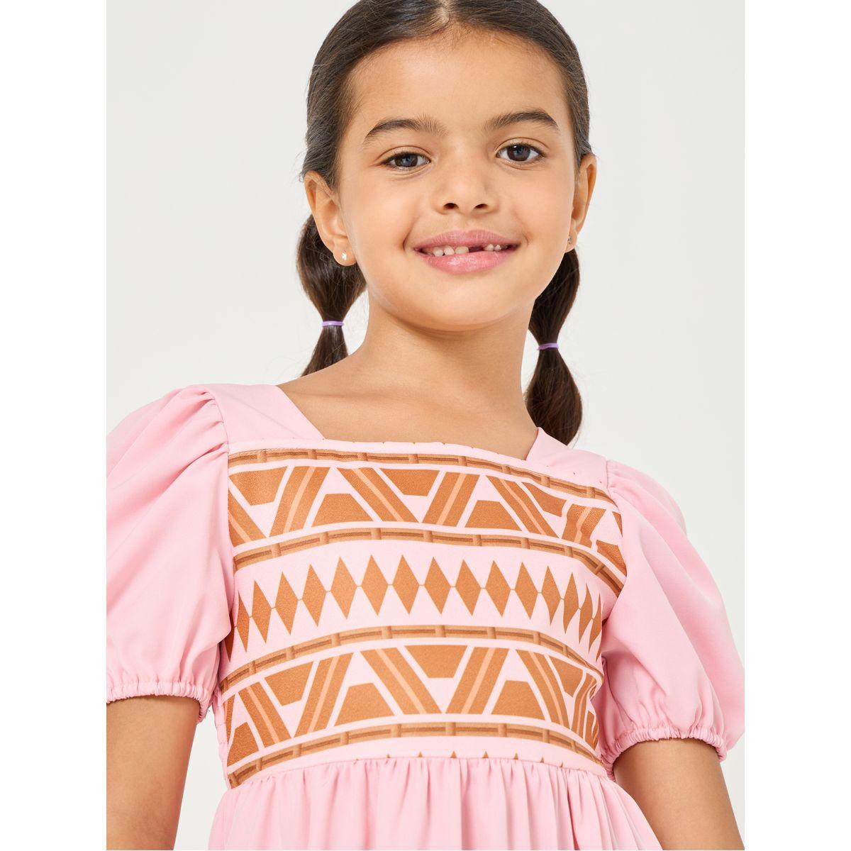 Styli Geo Print Puff Sleeve Dress-girls-clothing-dressesandjumpsuits-image-3