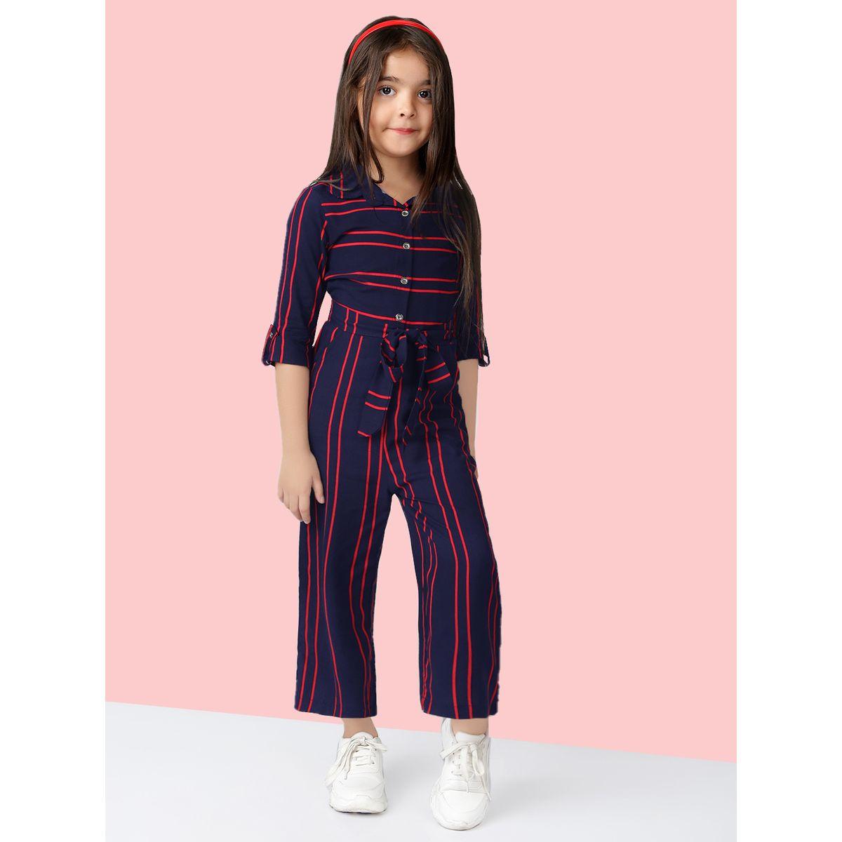 جمبسوت مخطط بازرار غلق-girls-clothing-rompers-image-3