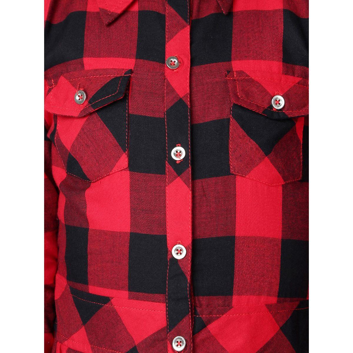 Styli Checked Pocket Detail A-Line Dress-girls-clothing-dressesandjumpsuits-image-3
