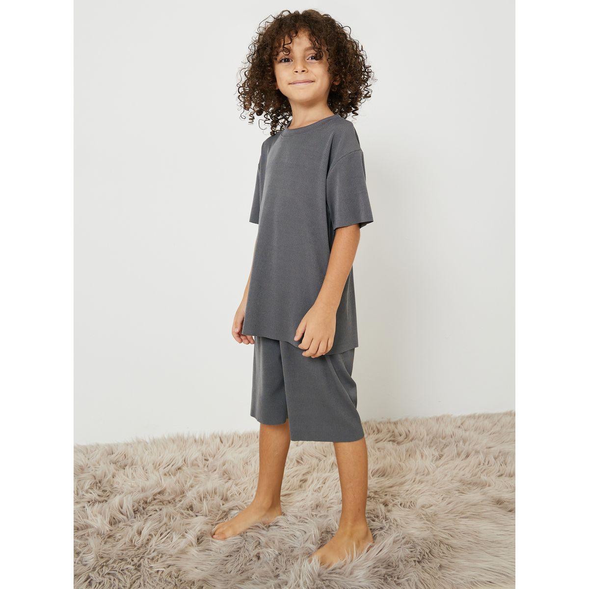 طقم بيجاما من ( تيشيرت + شورت )-boys-clothing-nightwear-image-2