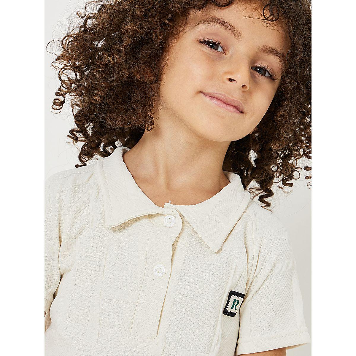 Styli Textured Knit Polo T-Shirt & Shorts Set-boys-clothing-setsandcoords-image-4