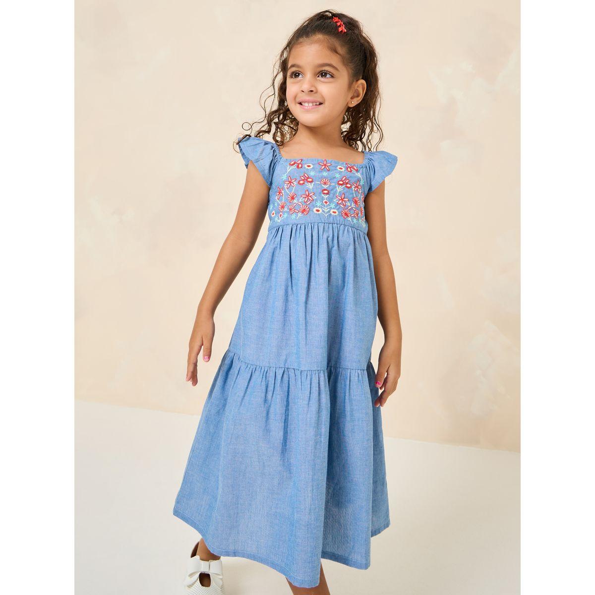 فستان كاجوال بتفاصيل مطرزة-girls-clothing-dressesandjumpsuits-image-5