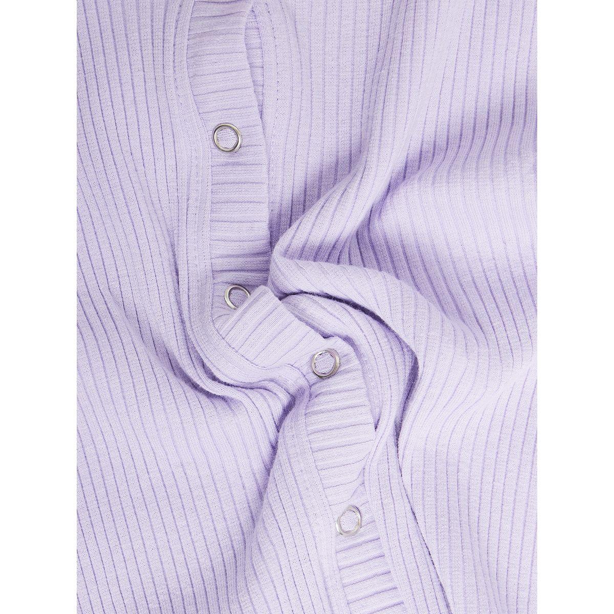 Styli Elevate Regular Fit Ribbed Top with Popper Button-girls-clothing-blousesandshirts-image-5