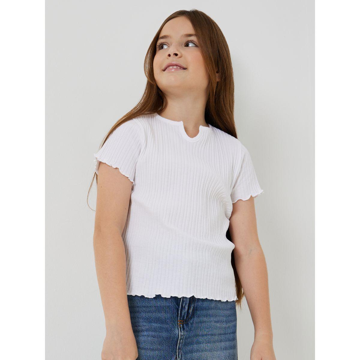 Styli Elevate Regular Fit Lettuce Edge Ribbed Top-girls-clothing-blousesandshirts-image-2