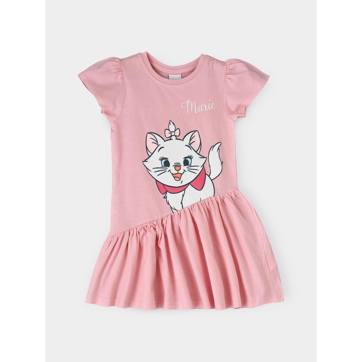 URBAN HAUL X Styli Disney Marie The Cat Print Sleep Dress-girls-clothing-nightwear-image-1