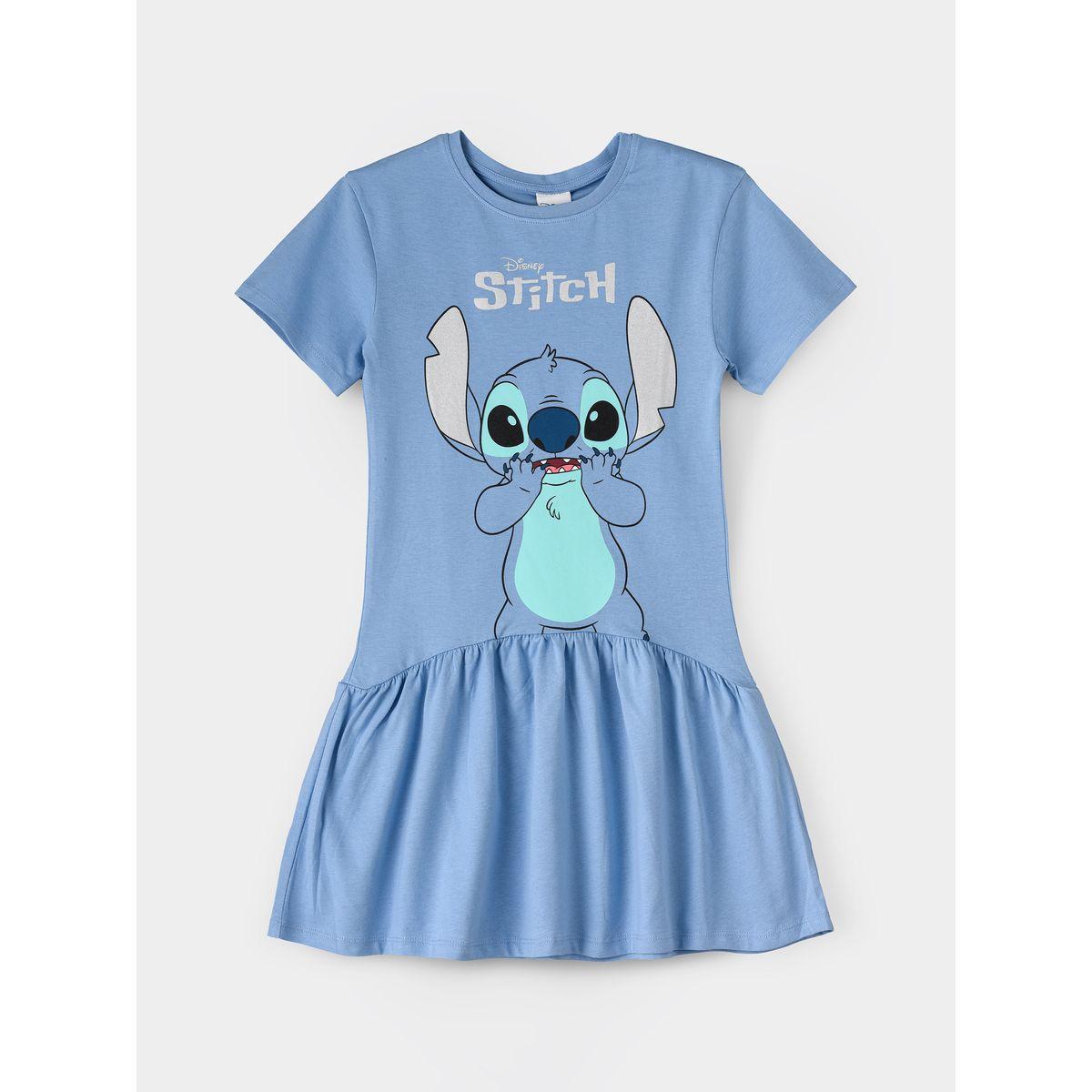 URBAN HAUL X Styli Disney Lilo & Stitch Print Sleep Dress-girls-clothing-nightwear-image-1