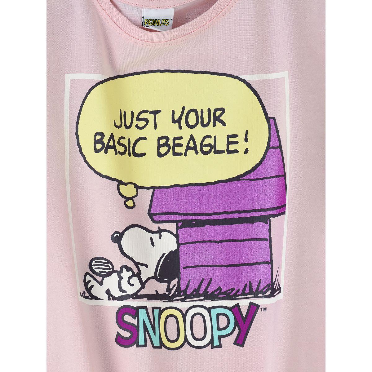 URBAN HAUL X Styli Peanuts Snoopy Print Sleep Dress-girls-clothing-nightwear-image-3
