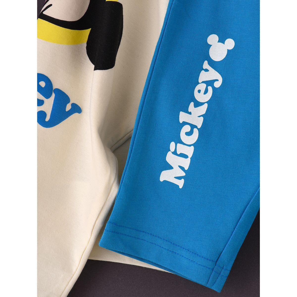 URBAN HAUL X Styli Disney Mickey Mouse Junior T-Shirt & Pyjama Set-boys-clothing-nightwear-image-4