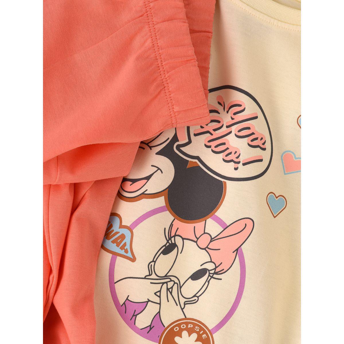 URBAN HAUL X Styli Disney Minnie & Daisy Senior T-Shirt & Pyjama Set-girls-clothing-nightwear-image-4