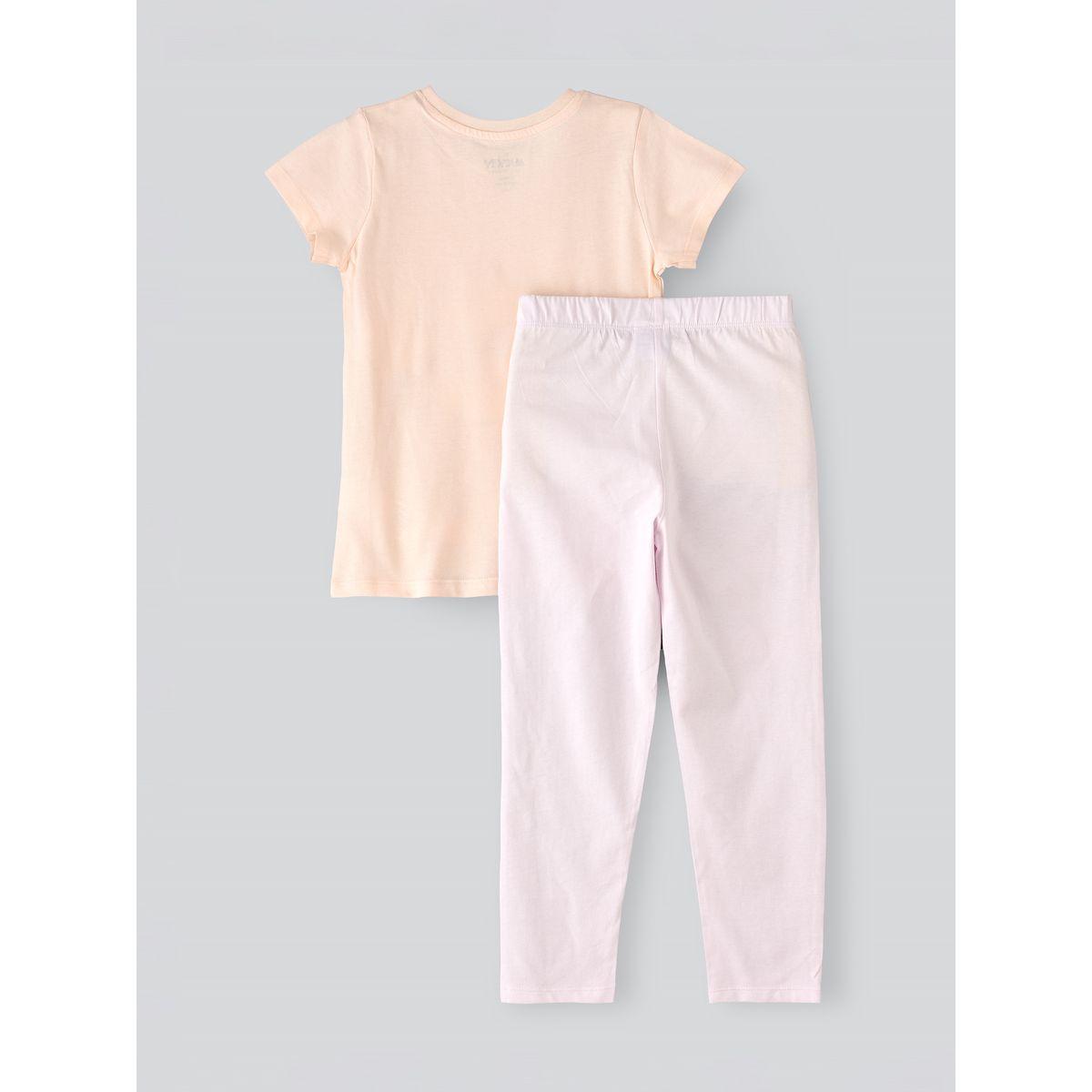 URBAN HAUL X Styli Disney Minnie Mouse Senior T-Shirt & Pyjama Set-girls-clothing-nightwear-image-2