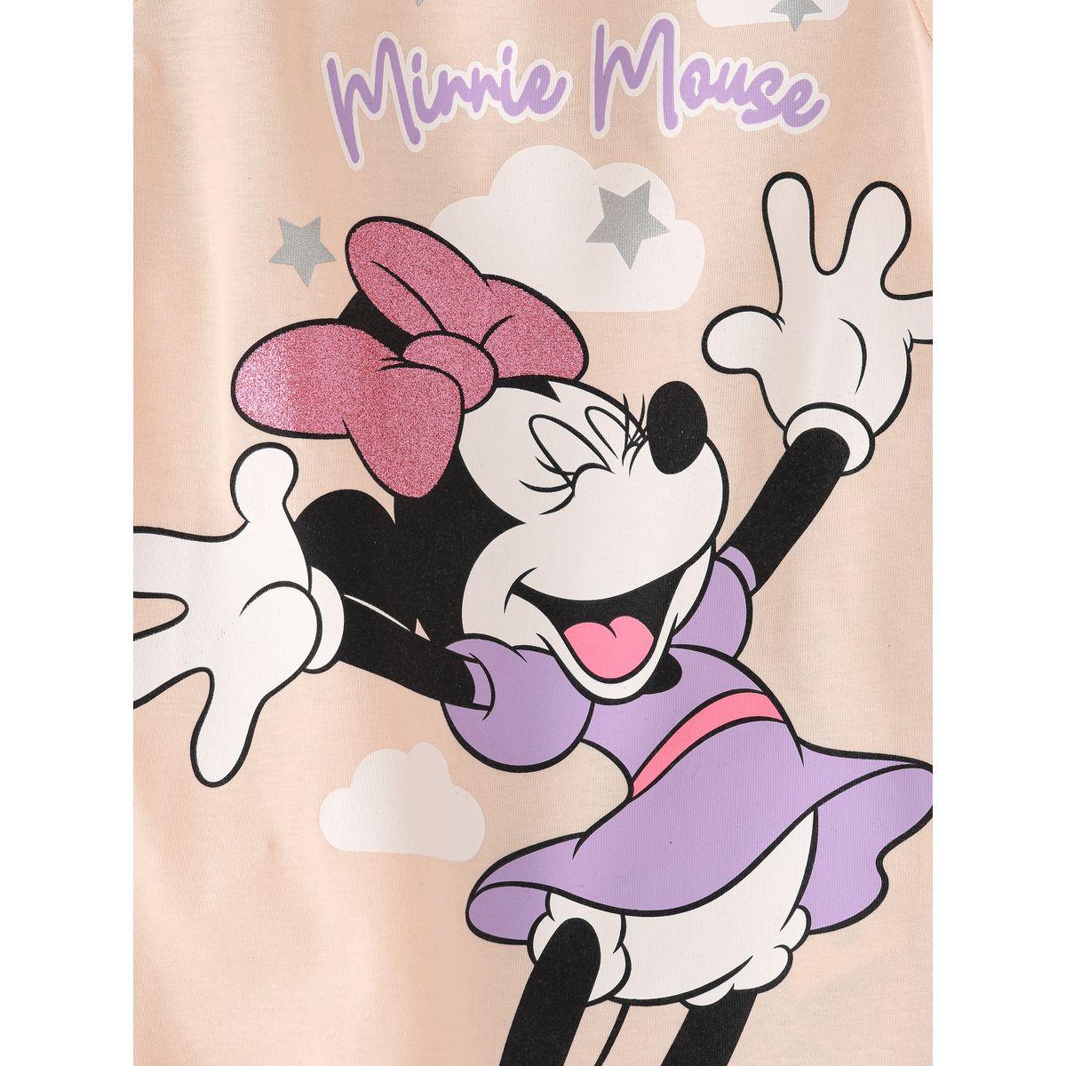 URBAN HAUL X Styli Disney Minnie Mouse Senior T-Shirt & Pyjama Set-girls-clothing-nightwear-image-3