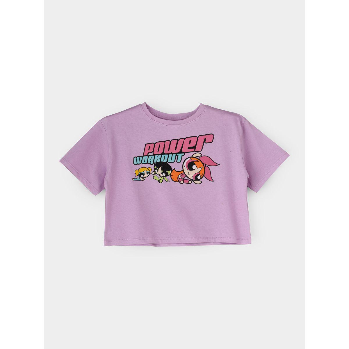 URBAN HAUL X Styli Powerpuff Girls Graphic Boxy T-Shirt-girls-clothing-tshirts-image-1