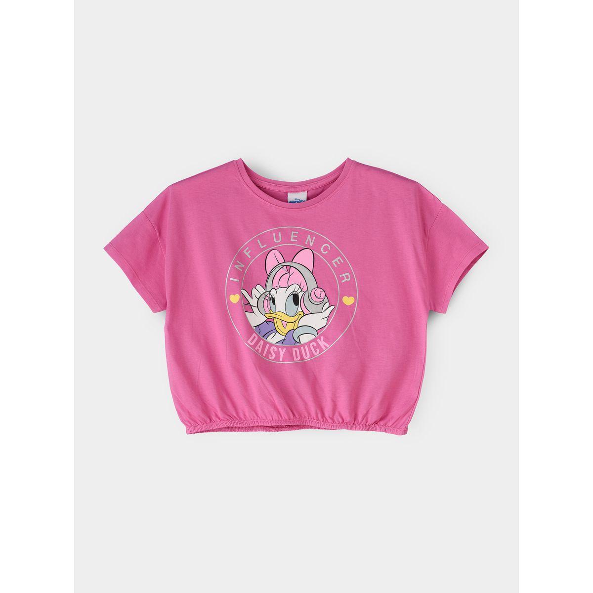 URBAN HAUL X Styli Disney Daisy Duck Graphic Boxy T-Shirt-girls-clothing-tshirts-image-1