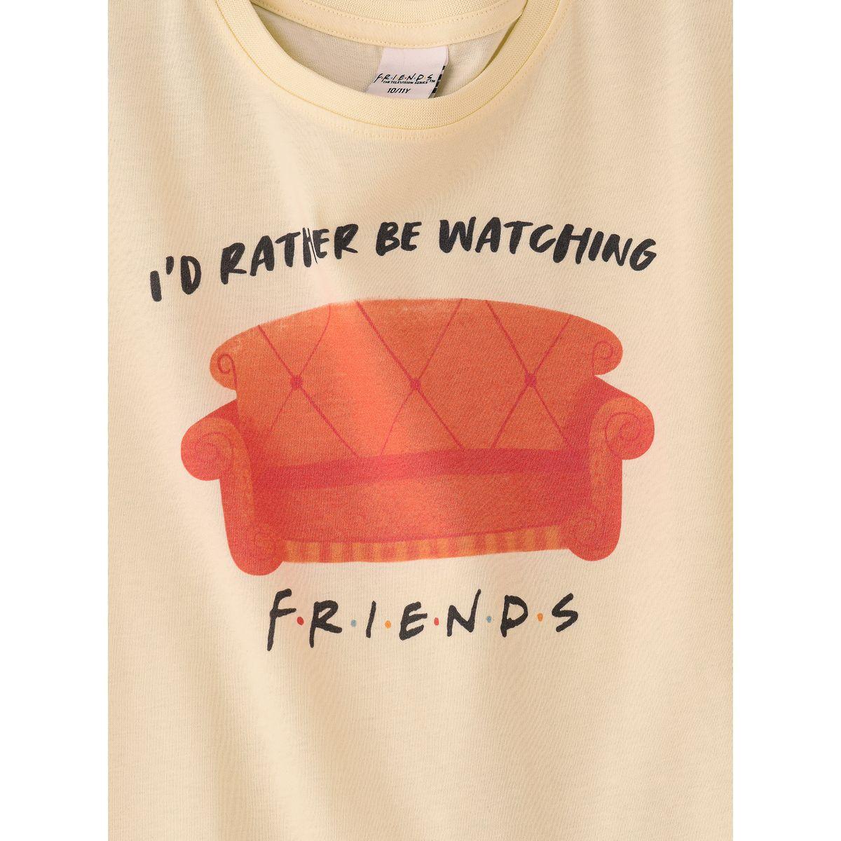 Friends Graphic Round Neck T-Shirt-girls-clothing-tshirts-image-3