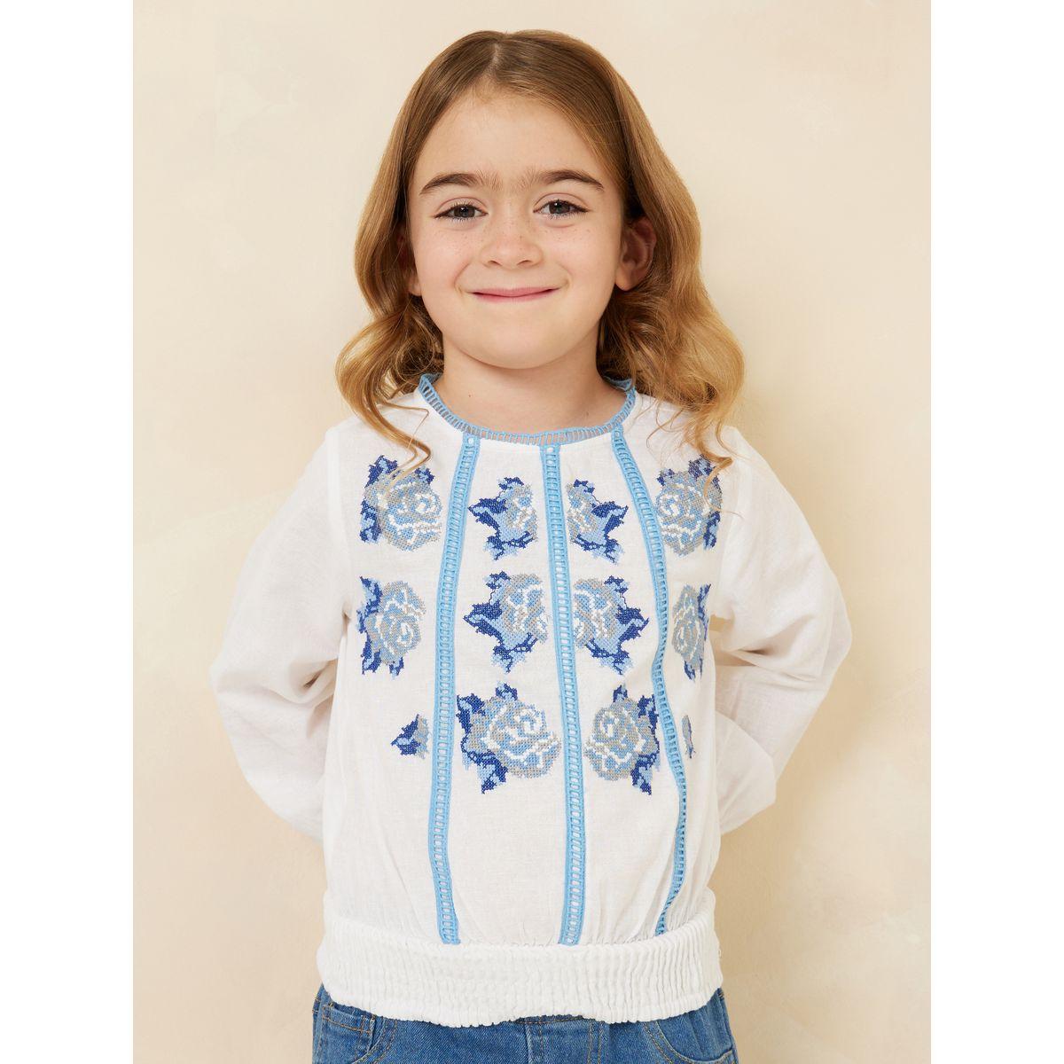 Styli Floral Embroidered Blouse-girls-clothing-blousesandshirts-image-1