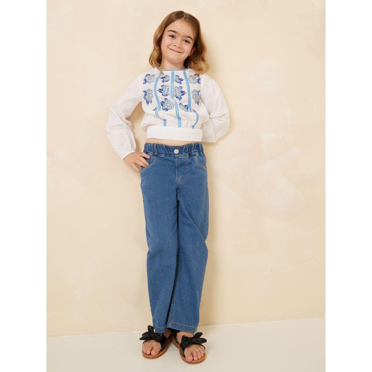 Styli Floral Embroidered Blouse-girls-clothing-blousesandshirts-image-2