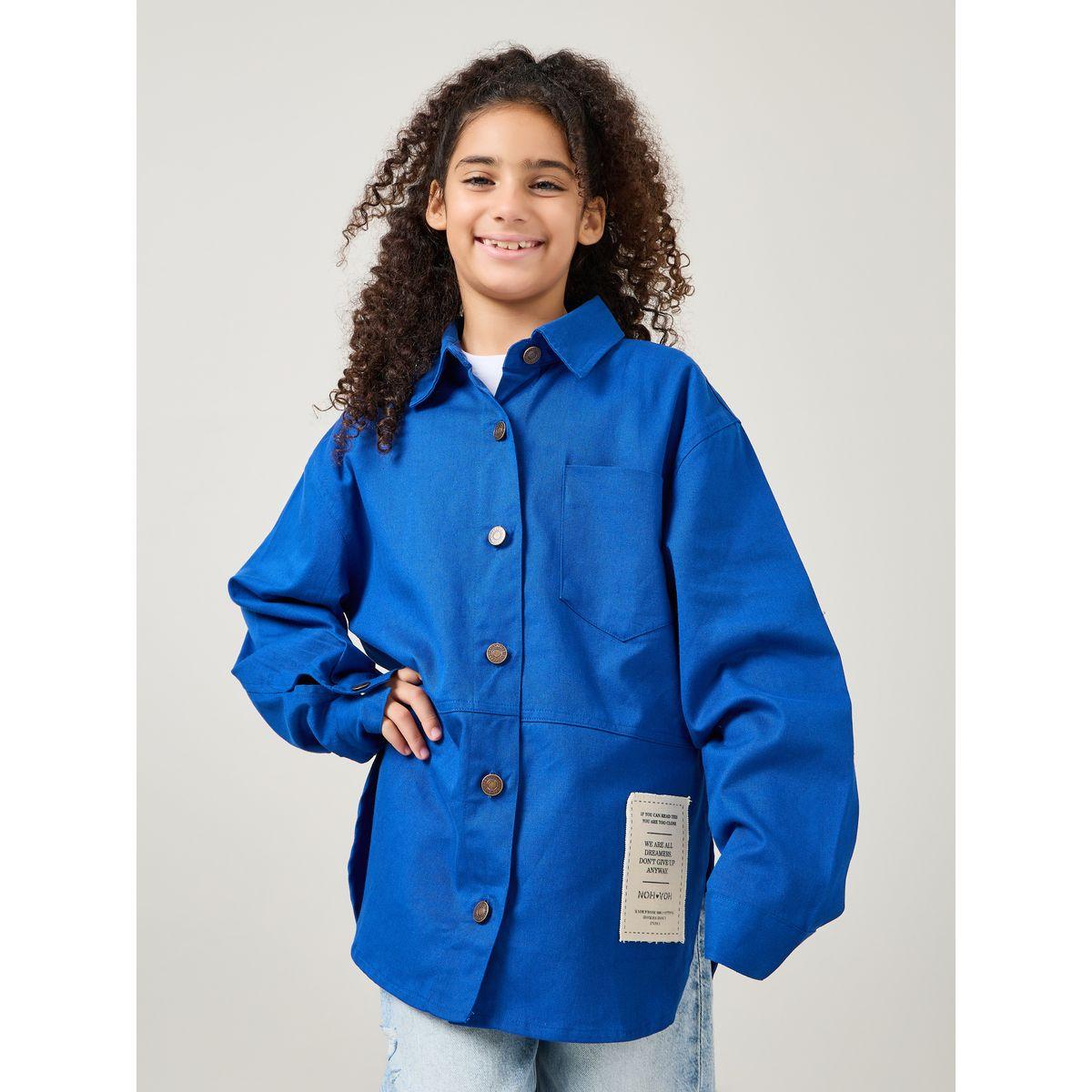 جاكيت دنيم بجيوب وأزرار غلق-girls-clothing-jacketsandcoats-image-4