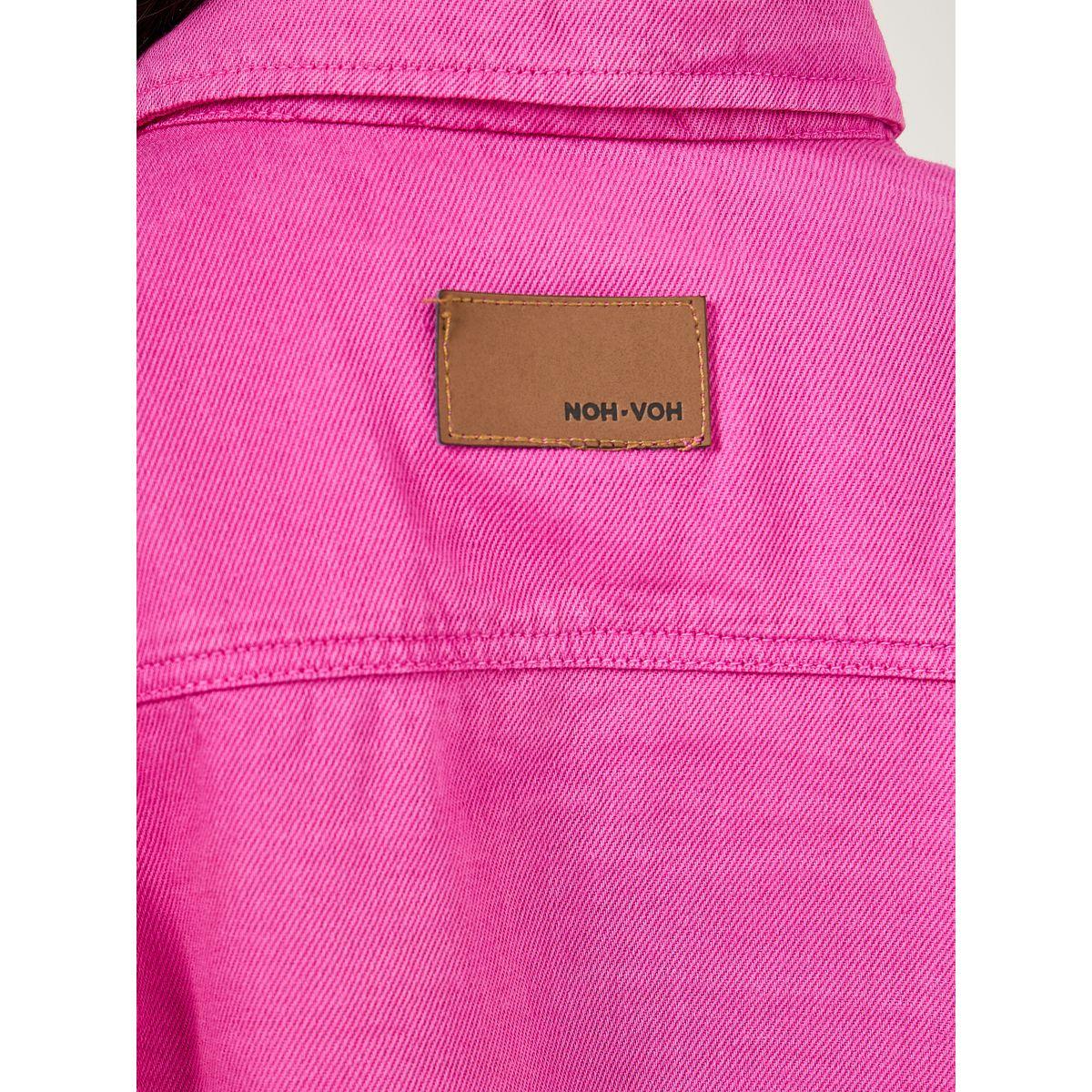 Styli Solid Denim Jacket-girls-clothing-jacketsandcoats-image-5