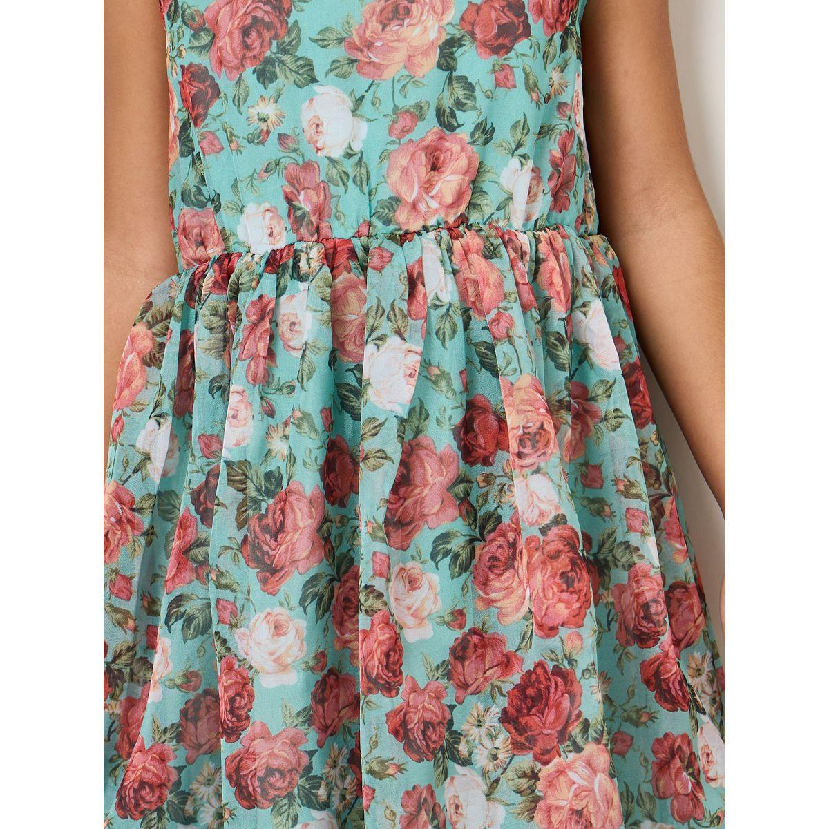 Styli Floral Sleeveless Occasional Dress-girls-clothing-dressesandjumpsuits-image-3