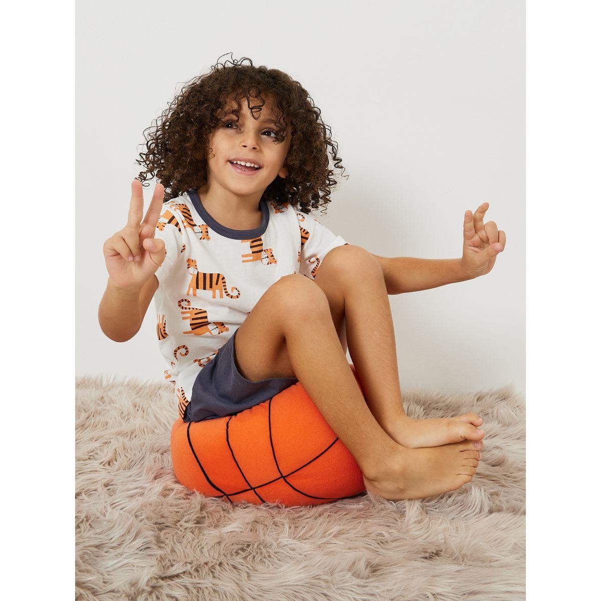 طقم من ( شورت + تيشيرت )-boys-clothing-nightwear-image-1
