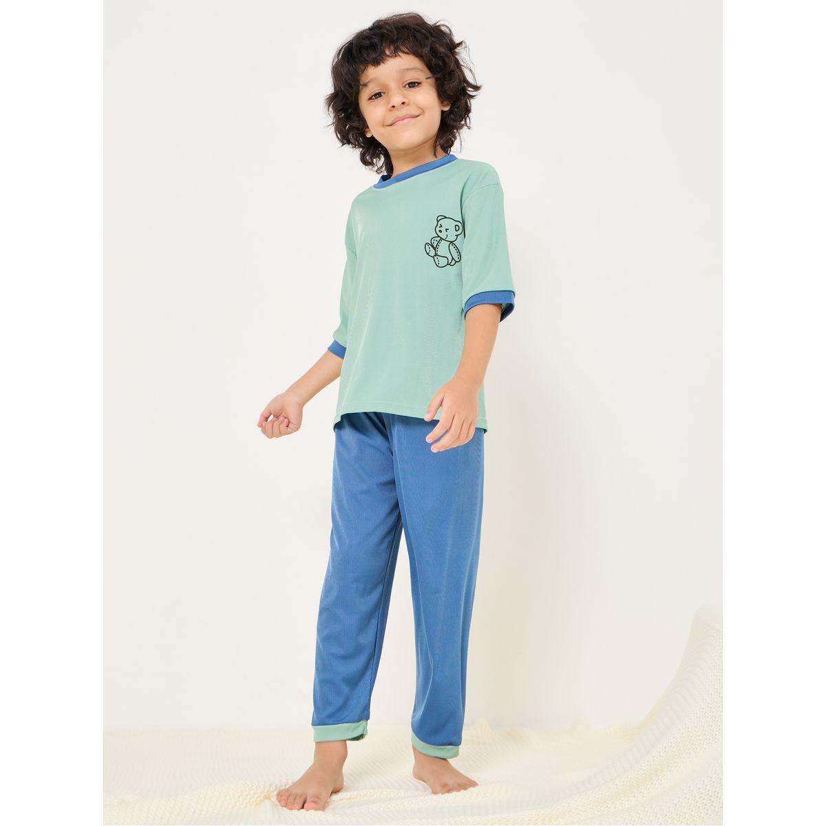 طقم بيجاما من ( تيشيرت + بنطال )-boys-clothing-nightwear-image-3